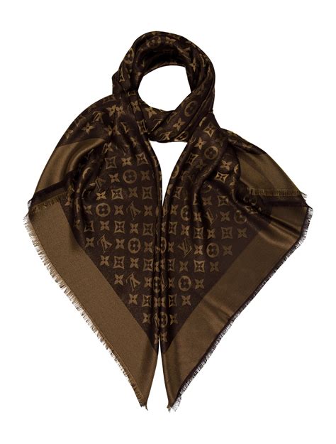 louis vuitton monogram shine shawl black|Louis Vuitton denim shawl.